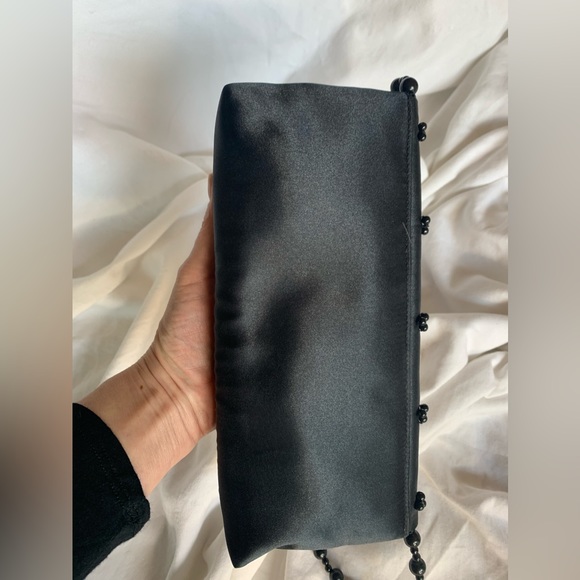 VINTAGE JEANNE LOTTIE SATIN COCKTAIL 🍸 PURSE - Picture 5 of 11